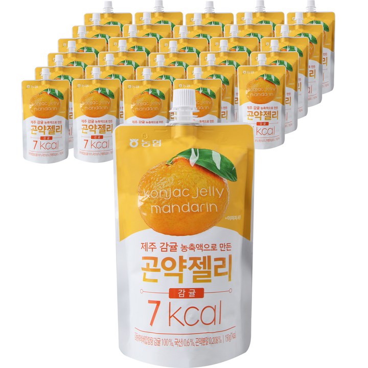 농협식품 곤약젤리 감귤, 150g, 30개