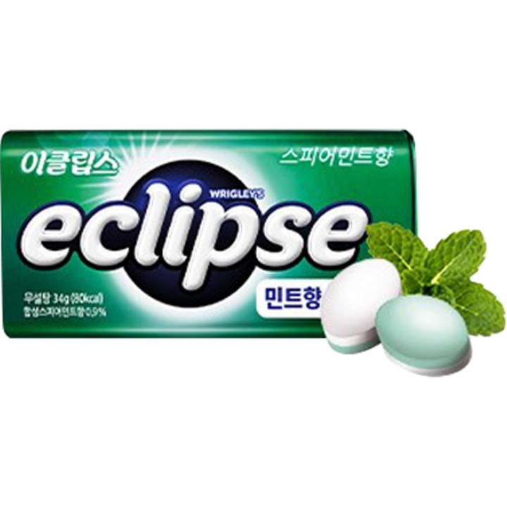 이클립스 스피어민트향 Tin, 34g, 1개