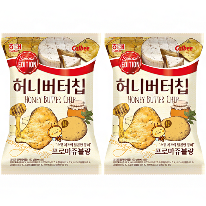 허니버터칩 프로마쥬블랑, 120g, 2개