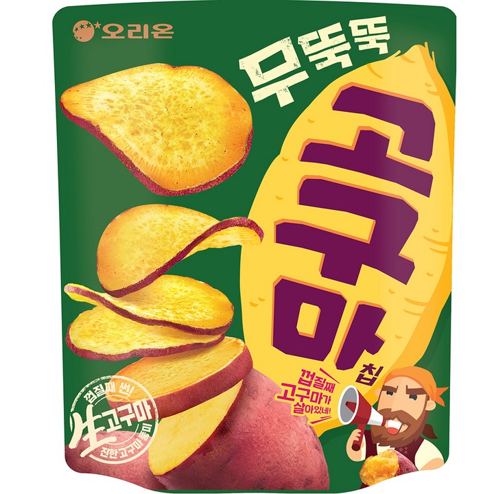 오리온 무뚝뚝 고구마칩, 56g, 1개