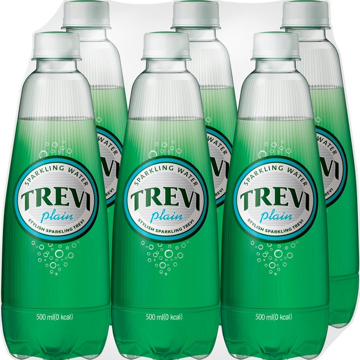 트레비 플레인, 6개, 500ml