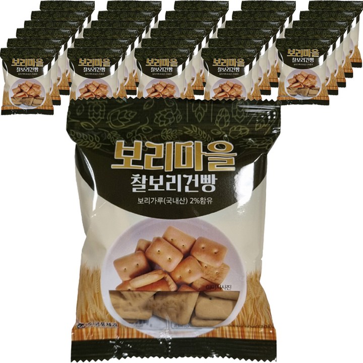 금풍제과 보리마을 찰보리건빵, 30g, 30개