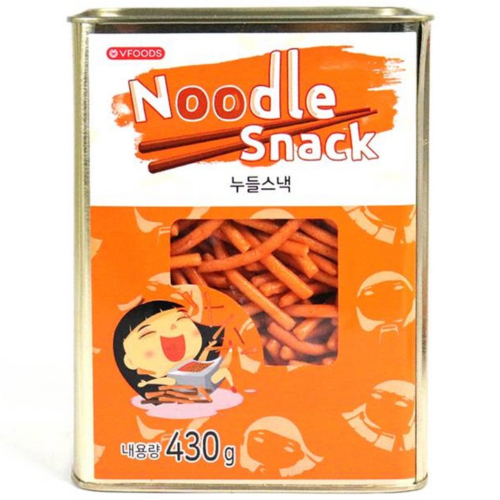 틴케이스 누들스낵, 430g, 1개