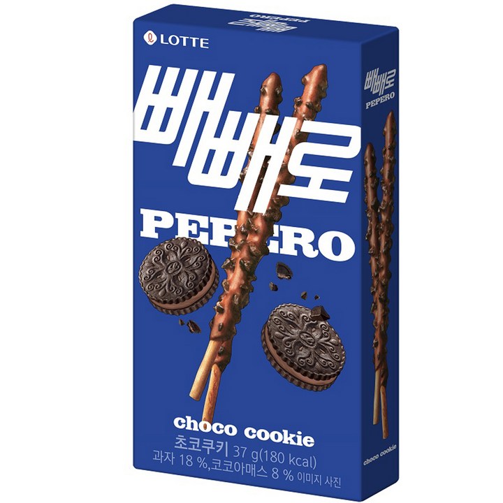 빼빼로 초코쿠키, 37g, 1개