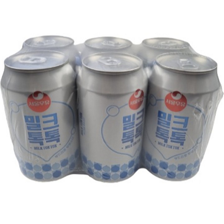 서울우유 밀크톡톡, 6개, 355ml