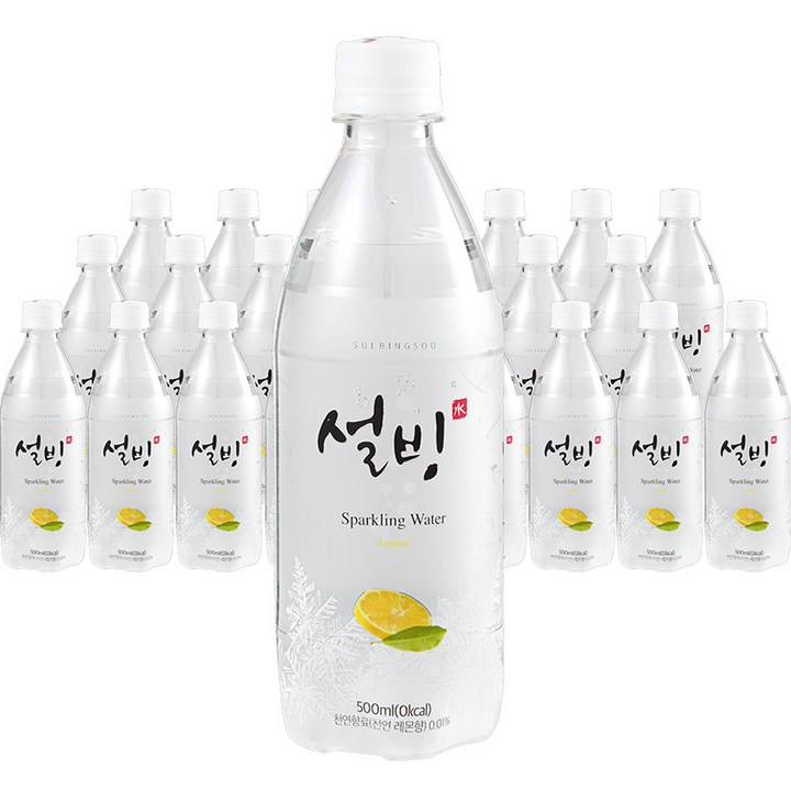 설빙 탄산음료 레몬, 500ml, 20개