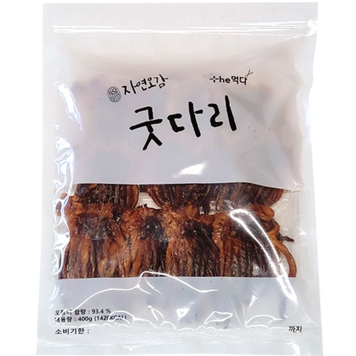 더먹다 굿다리 조미오징어, 400g, 1개