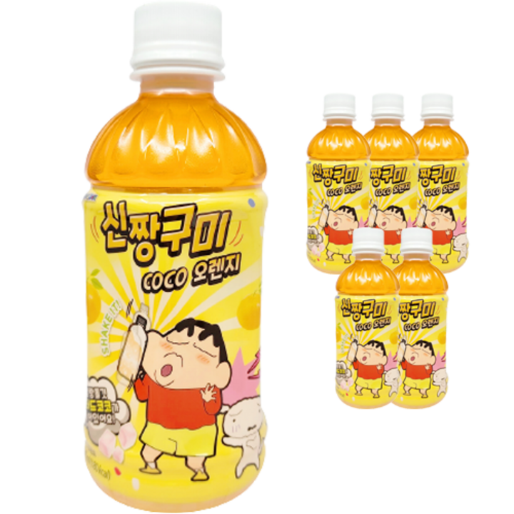 신짱구미 COCO 오렌지, 340ml, 6개
