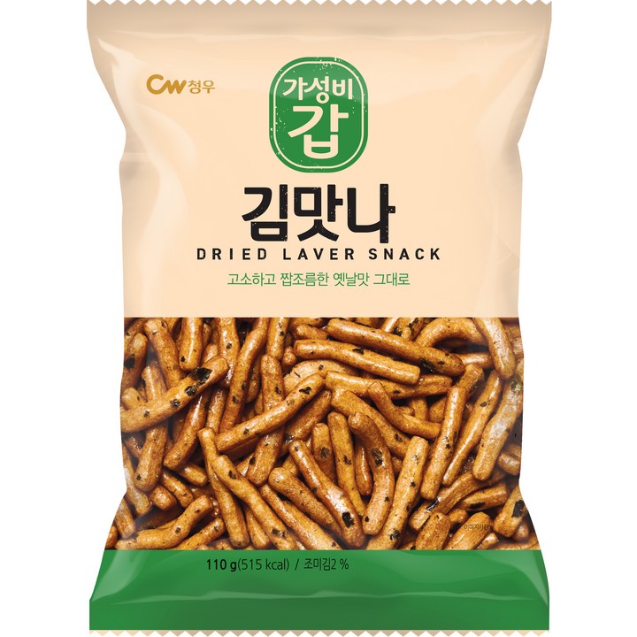 청우식품 김맛나, 110g, 1개