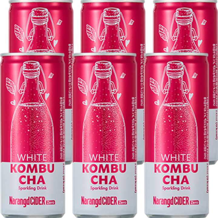 화이트 콤부차 제로, 245ml, 1개입, 6개