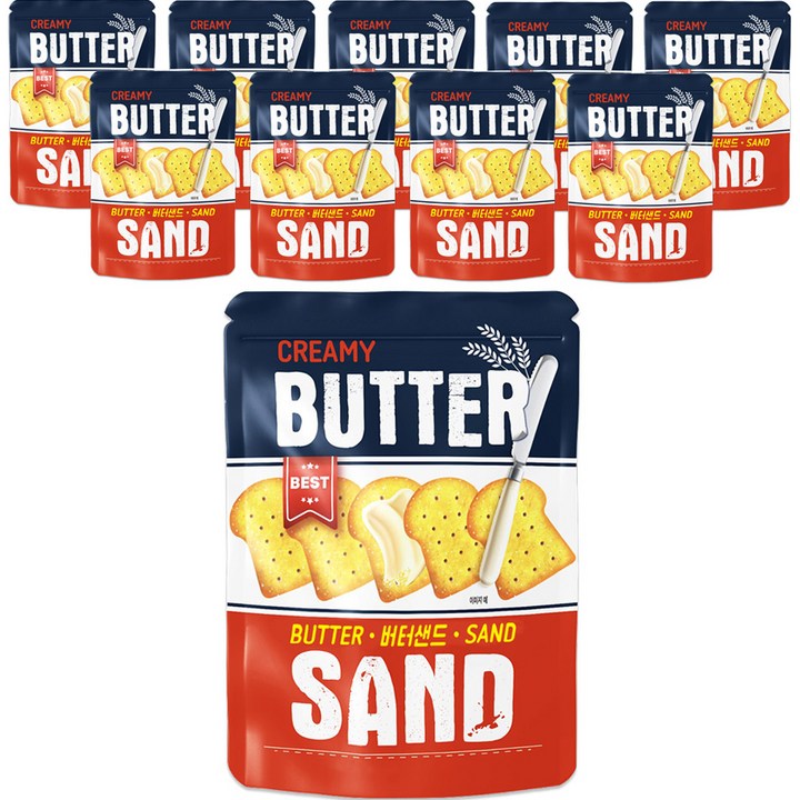 SRINANAPORNMARKETING 버터 샌드, 60g, 10개