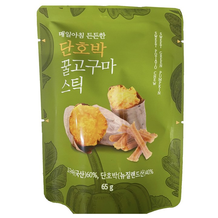 한울 단호박 꿀 고구마 스틱, 65g, 1개