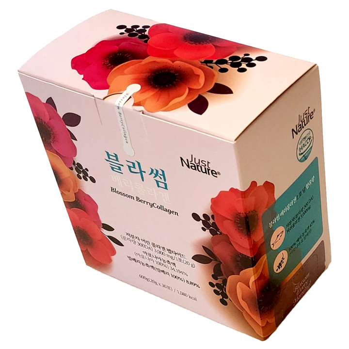 저스트네이처 블라썸 베리 콜라겐 젤리스틱 30p, 1개, 600g