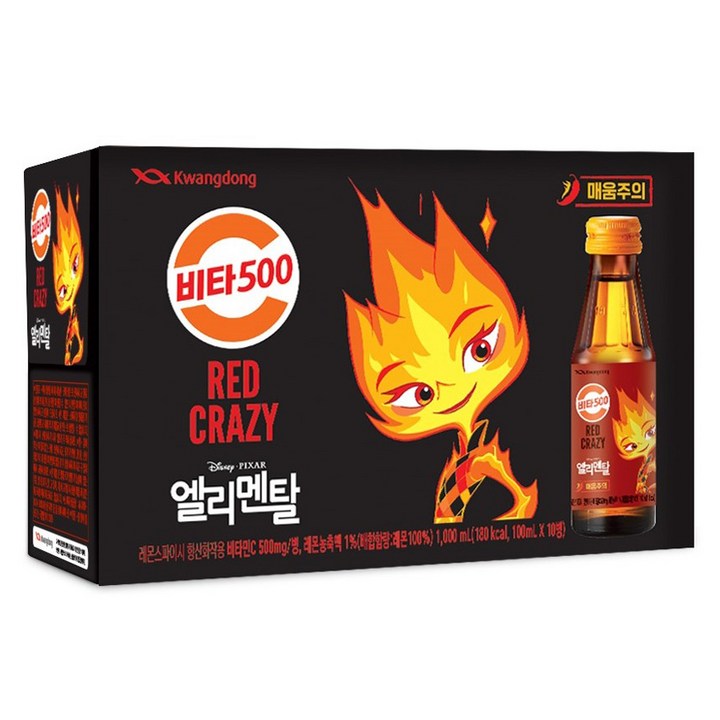 비타500 레드 크레이지, 100ml, 10개