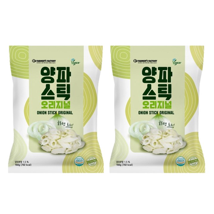 달곰삼삼 양파스틱 오리지널, 160g, 2개