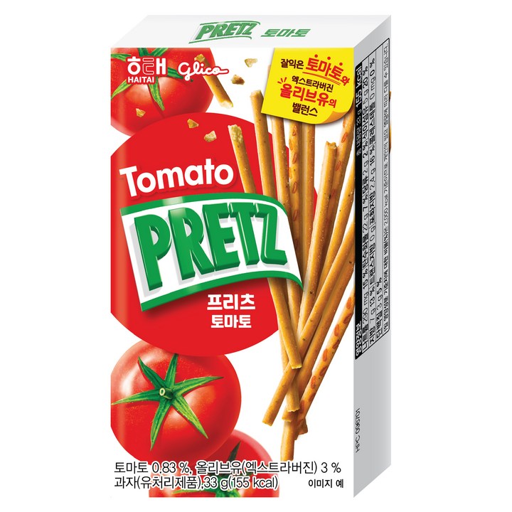 프리츠 토마토 막대과자, 33g, 1개