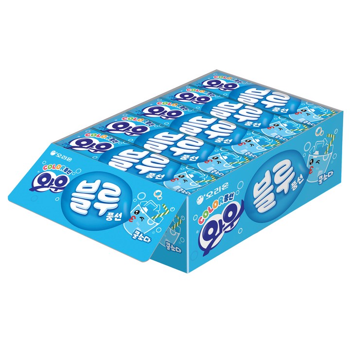 오리온 와우 블루소다 풍선껌, 315g, 1개