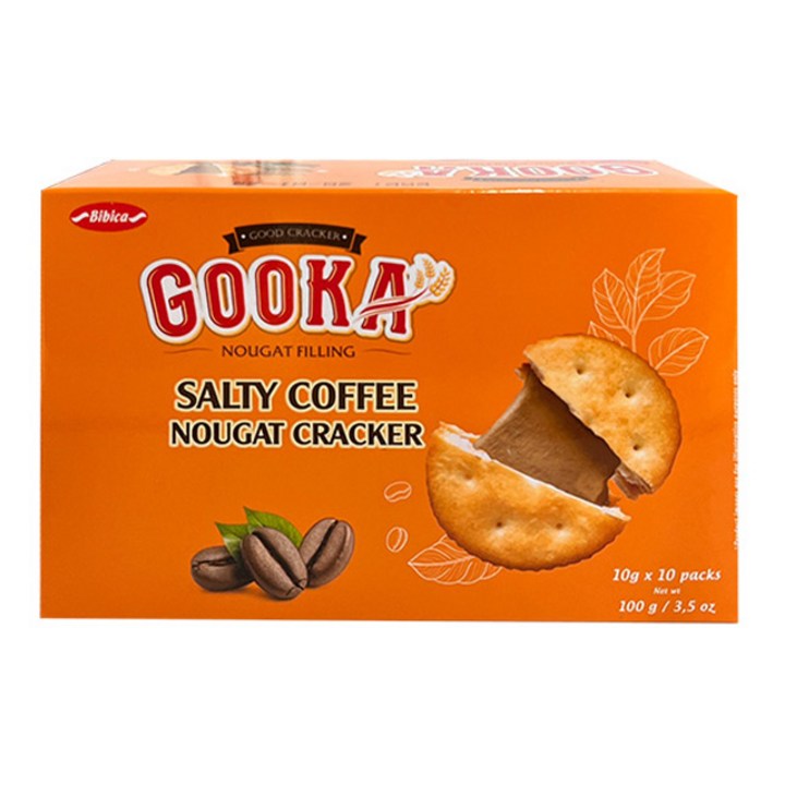 비비카 구카 솔티 커피 누가 크래커, 100g, 1개