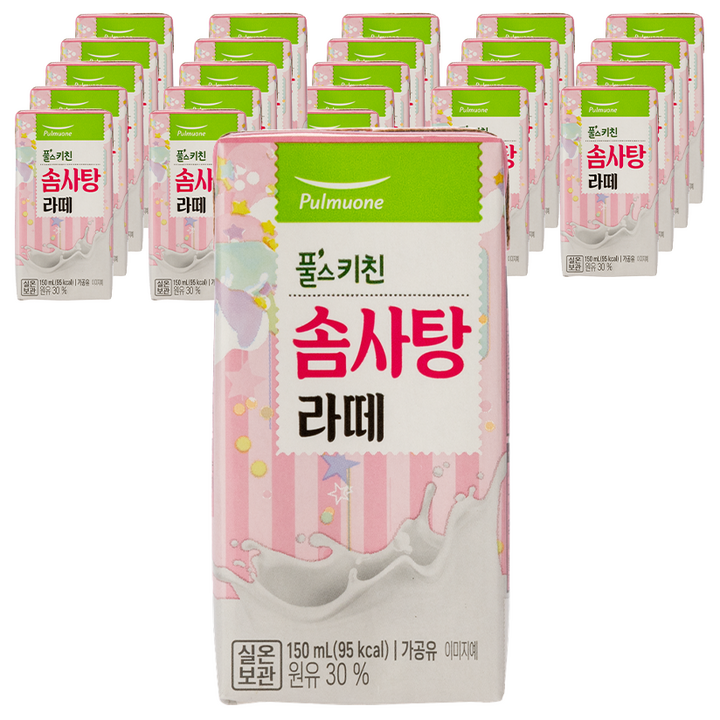 풀스키친 솜사탕 라떼, 150ml, 24개