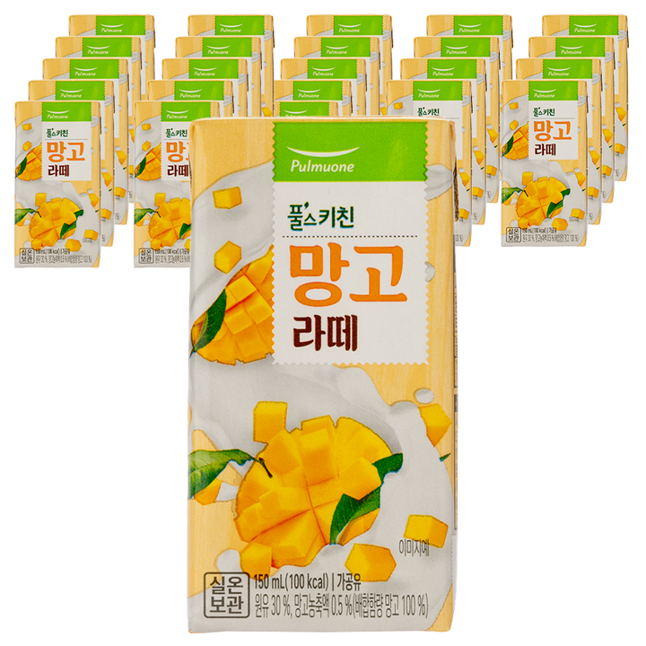 풀스키친 망고라떼, 150ml, 24개