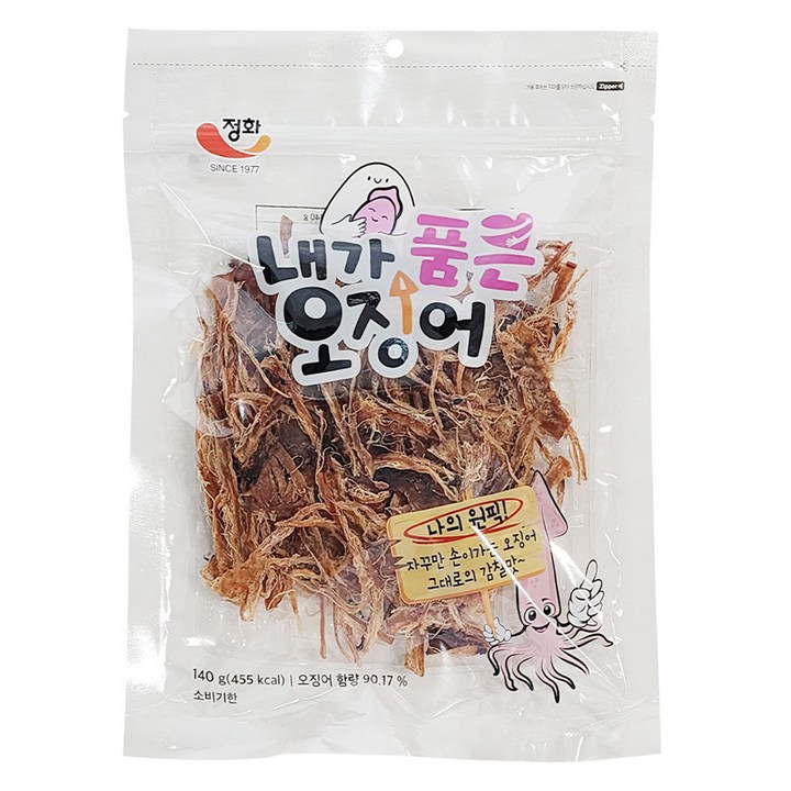 정화식품 내가 품은 오징어, 140g, 1개