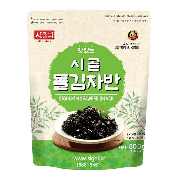 시골 돌김자반, 500g, 1개