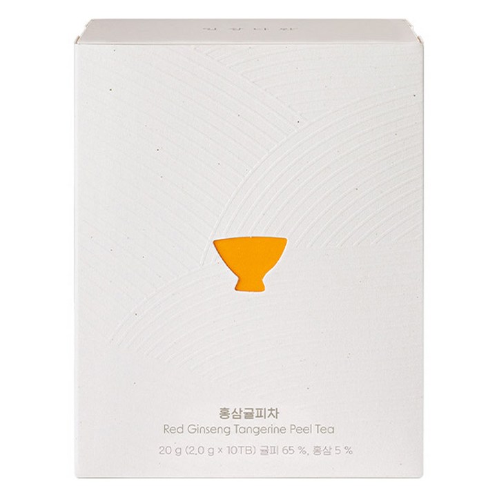 쌍계명차 일상다완 홍삼귤피차, 2g, 10개입, 1개