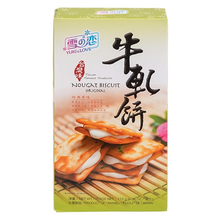 유키앤러브 누가 비스킷 오리지널, 112g, 1개