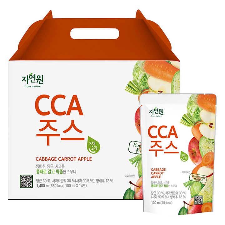 자연원 CCA 주스, 100ml, 14개