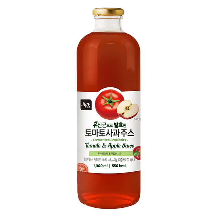호재준 유산균발효 토마토사과 주스, 1L, 1개