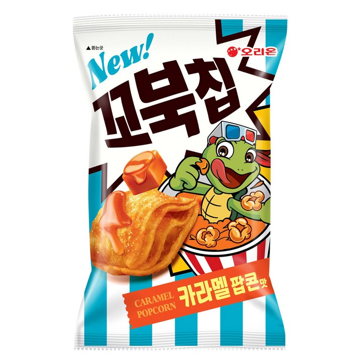 꼬북칩 카라멜팝콘, 72g, 1개