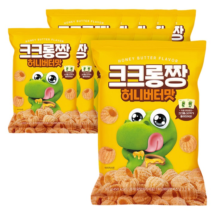 어니스트에프엔비 크크롱짱 허니버터맛, 12개, 90g