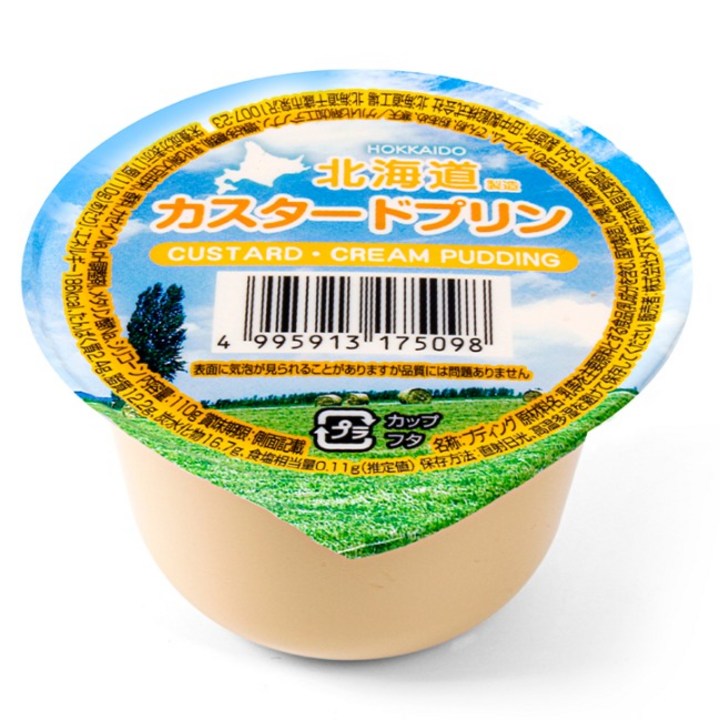 홋카이도 커스터드 푸딩, 1개, 110g