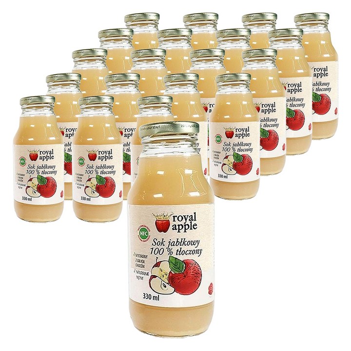로얄애플 사과 착즙 주스, 20개, 330ml