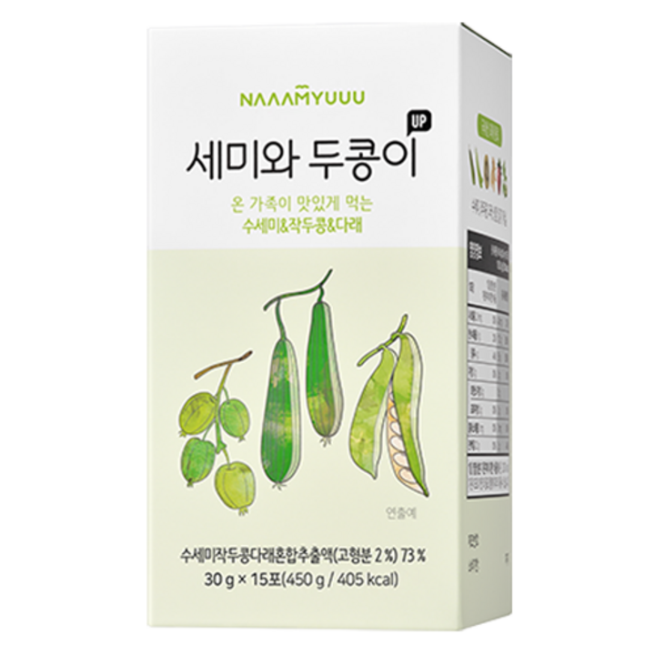 남유네 세미와 두콩이 업 액상차, 30g, 15개