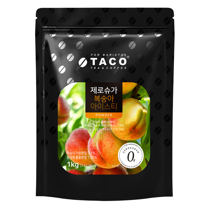 타코 제로슈가 복숭아 아이스티, 1kg, 1개입, 1개