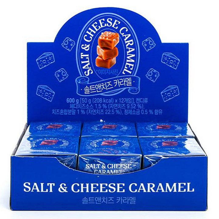 솔트앤치즈 카라멜, 50g, 12개