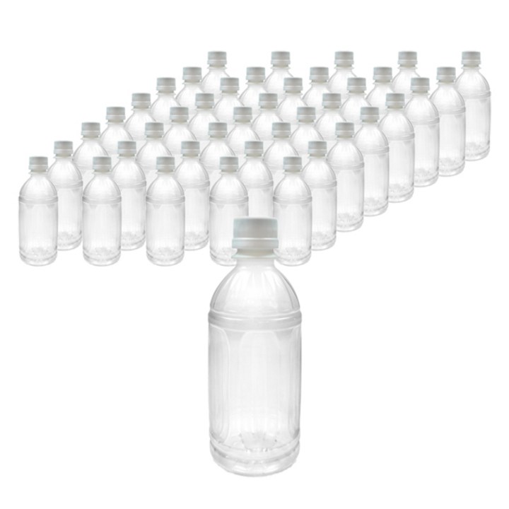 대경 내열 원형 용기 + 흰색캡 세트 340ml, 48세트