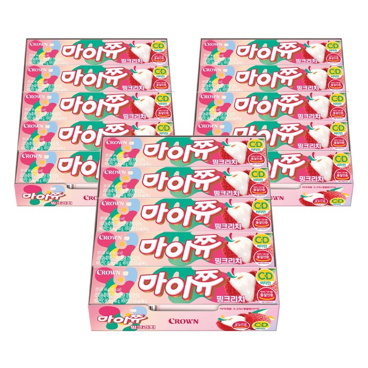 마이쮸 핑크리치, 44g, 15개