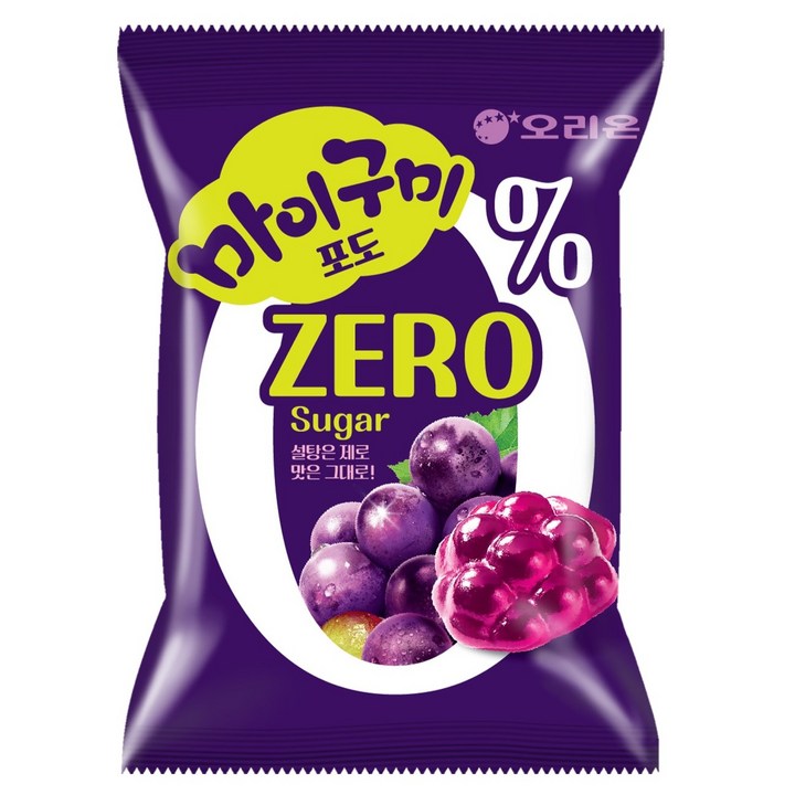 마이구미 포도 ZERO Sugar, 54g, 1개