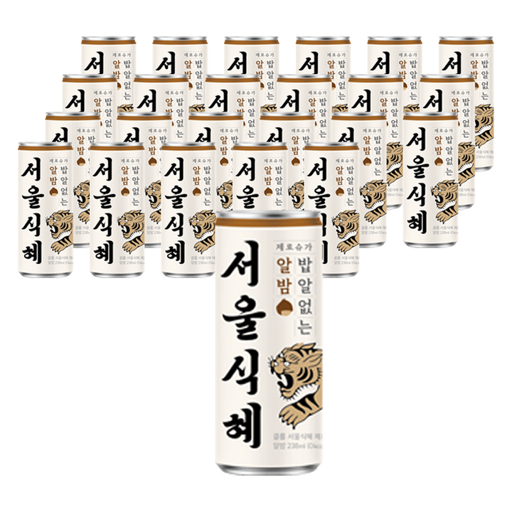 클룹 서울식혜 제로 알밤, 24개, 238ml