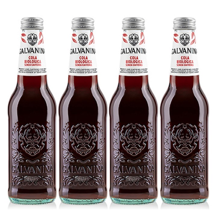 갈바니나 노카페인 유기농 콜라, 4개, 355ml