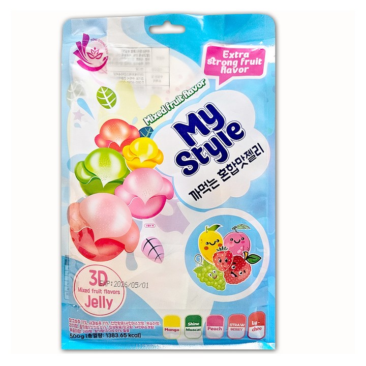까먹는 젤리 혼합과일맛 110개입, 500g, 1개