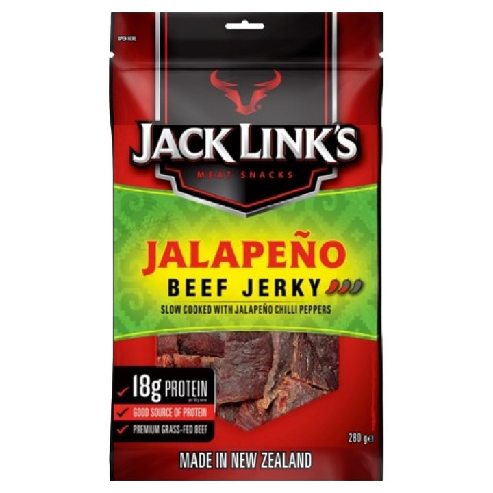 잭링크스 비프져키 할라피뇨, 280g, 1개