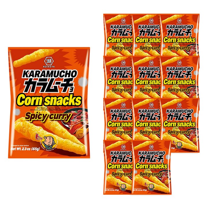 코이케야 카라무쵸 콘스넥 스파이시 커리, 65g, 12개