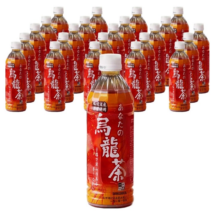 산가리아 당신의 우롱차, 500ml, 24개