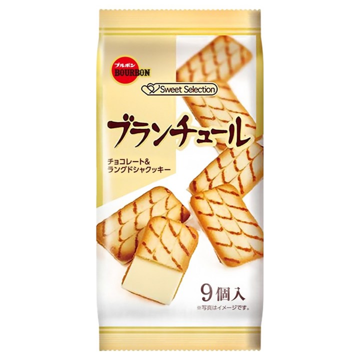 부르본 랑그드샤 블란츌 쿠키, 70g, 1개