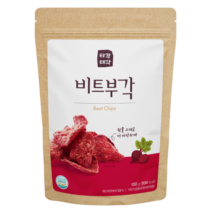 티각태각 비트부각, 100g, 1개