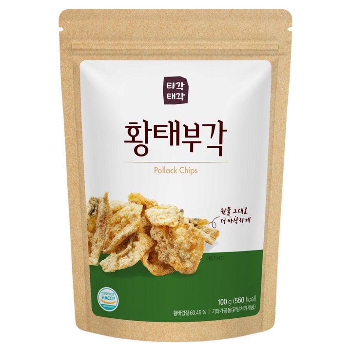 티각태각 황태 부각, 1개, 100g