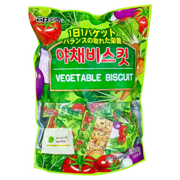 koloo 한진 야채 비스킷, 500g, 1개